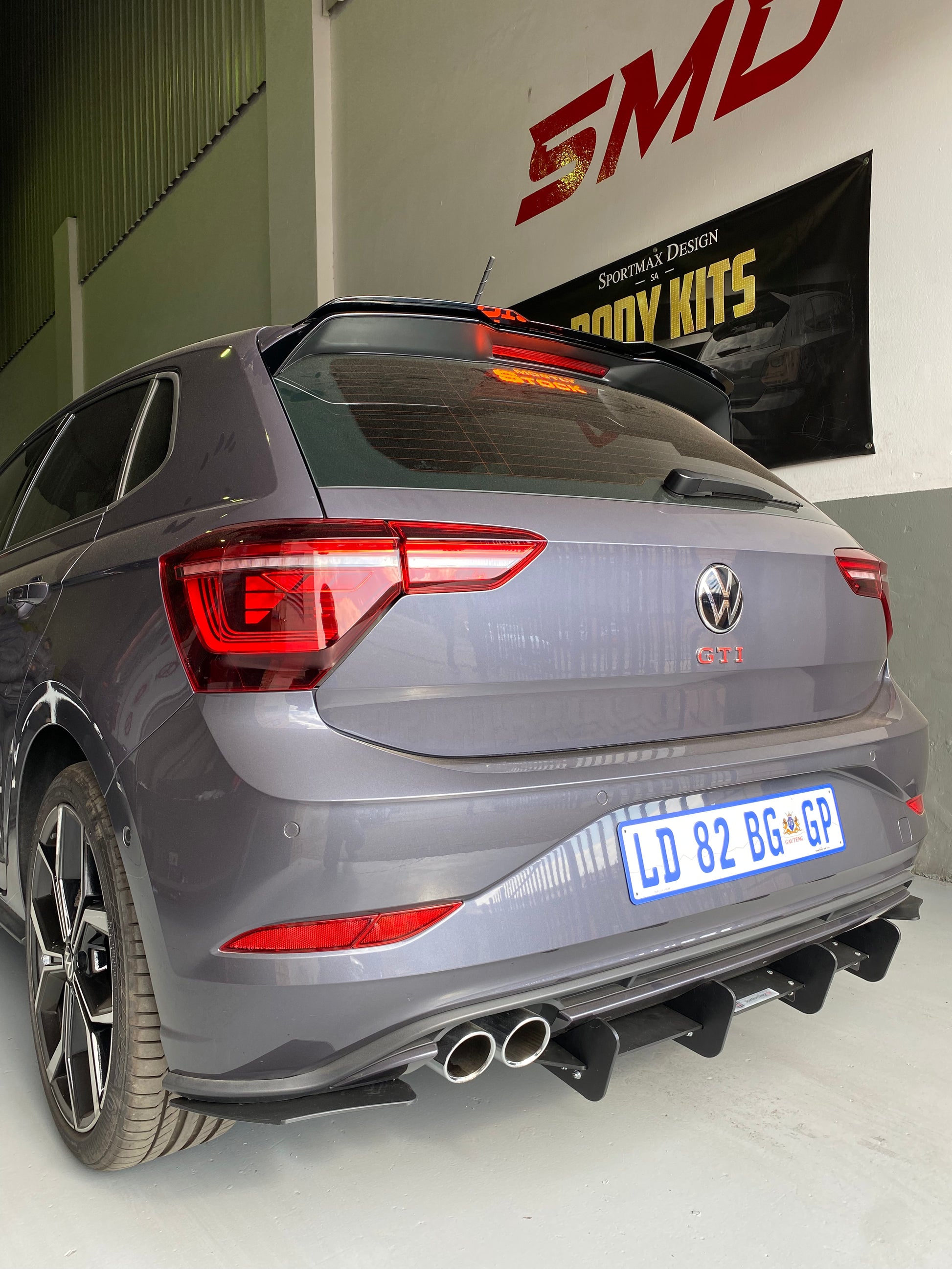VW Polo GTi 2023 Gti Rear Diffuser – SPORTMAX DESIGN SA