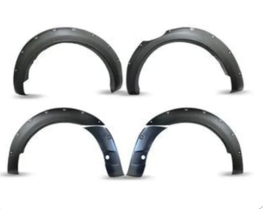 Ford Ranger Offroad Fender Flares 2016+(4D, Matt Black)