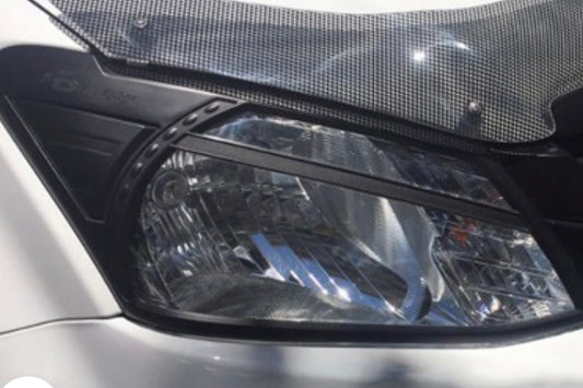 Isuzu D-Max Head Lamp Trim 2013+ Matte Black