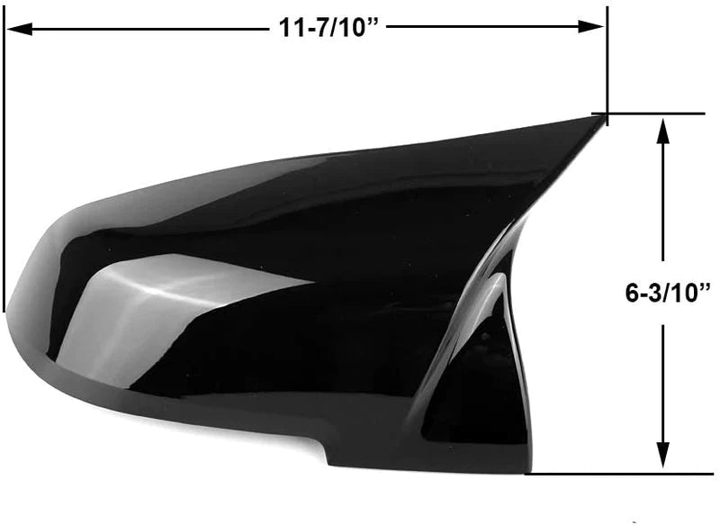 BMW F22 M4 Style Gloss Black Mirror Covers