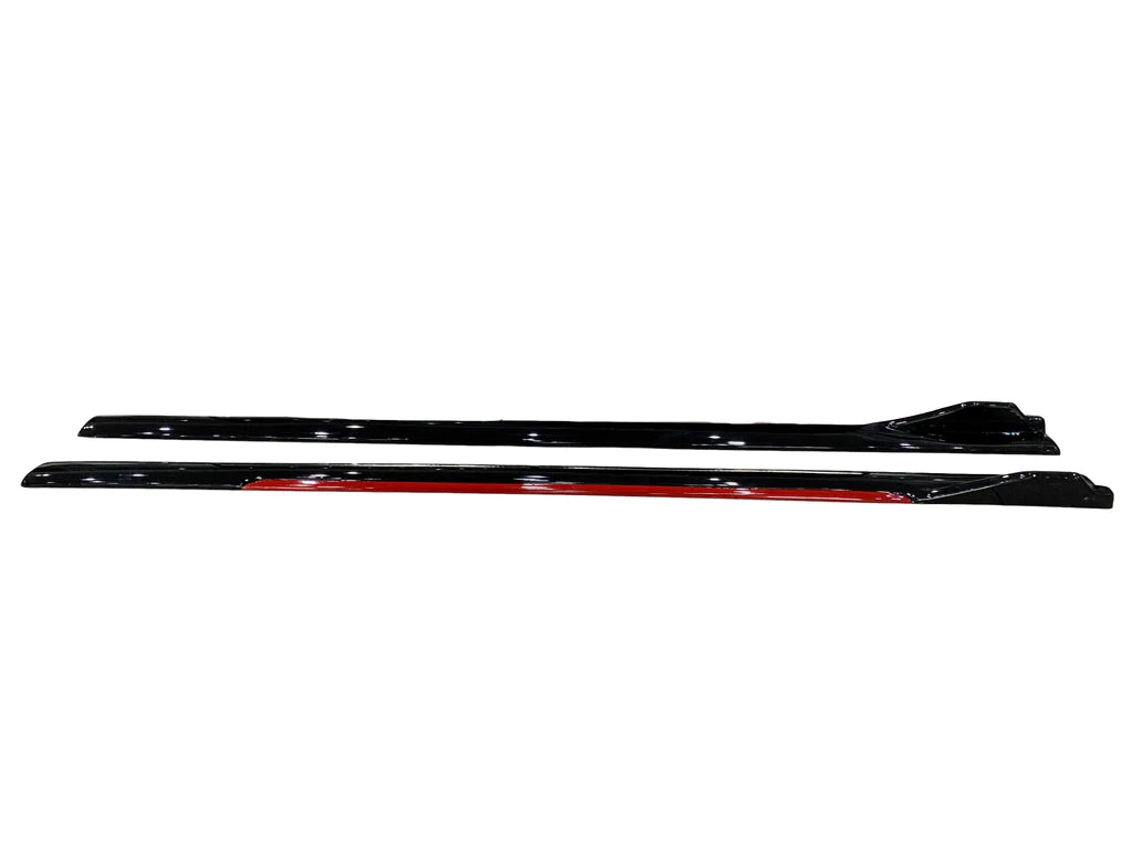Universal Side Skirt with Red Accent