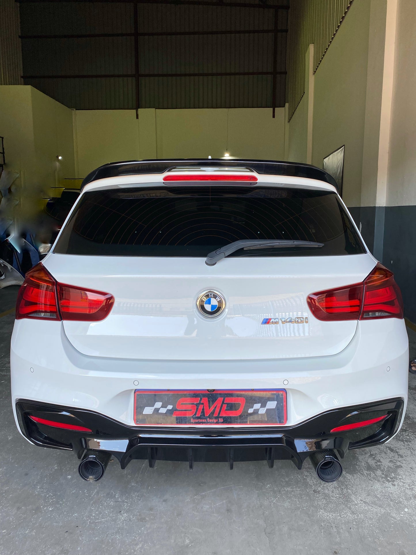 BMW F20 M135i /M140i Gloss Black Rear Diffuser – SPORTMAX DESIGN SA