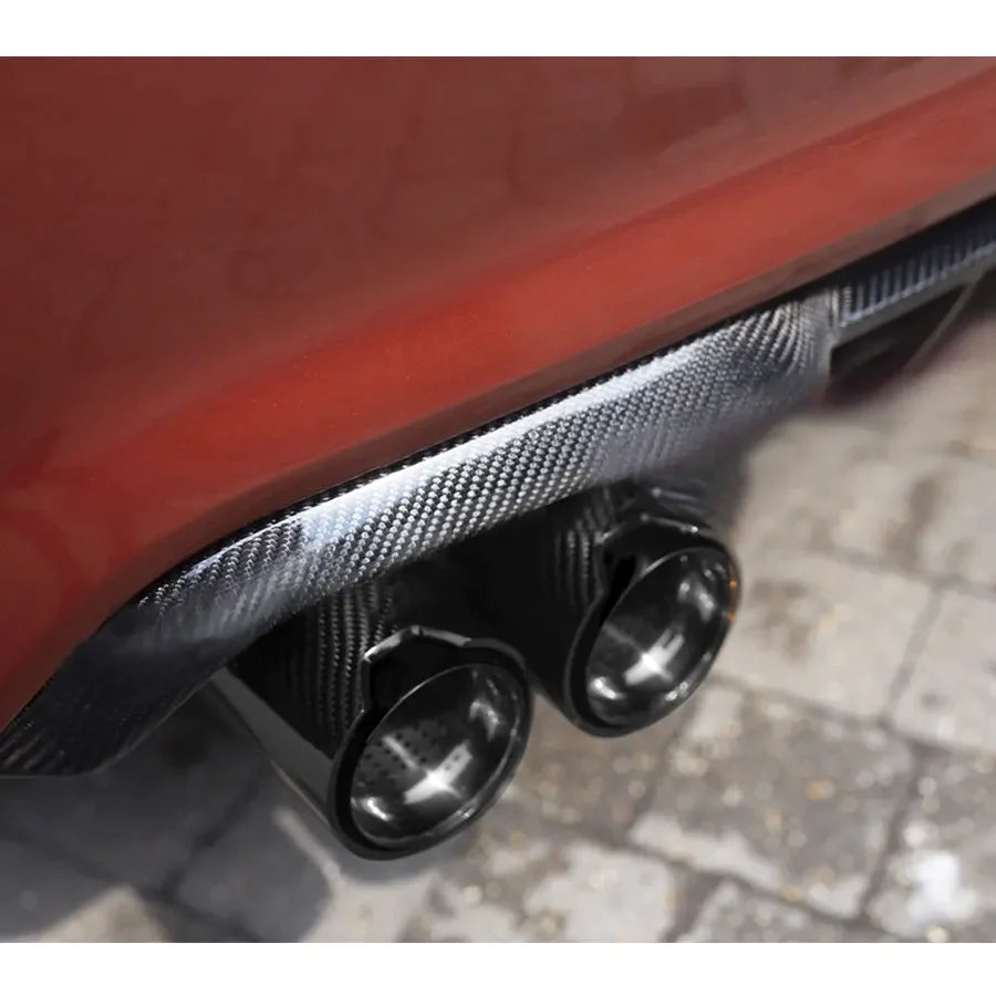 BMW F-Series Performance Style Carbon Fibre Exhaust Tail Pipes (63mm)