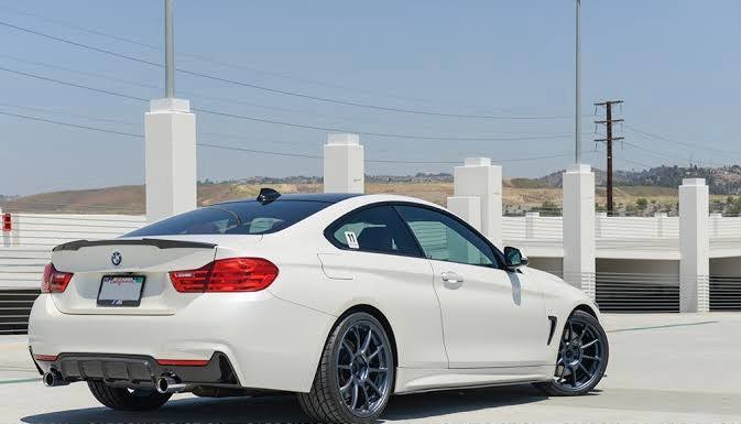 BMW F32 Gloss Black M-Performance Style 2 Door Boot Spoiler