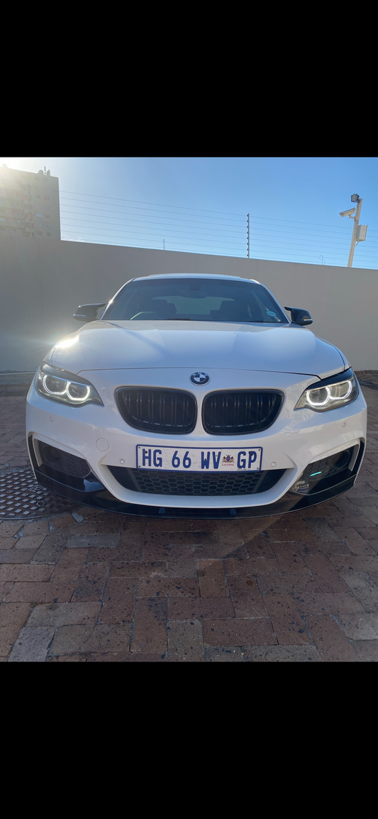 Bmw F22 Gloss Black Front Spoiler