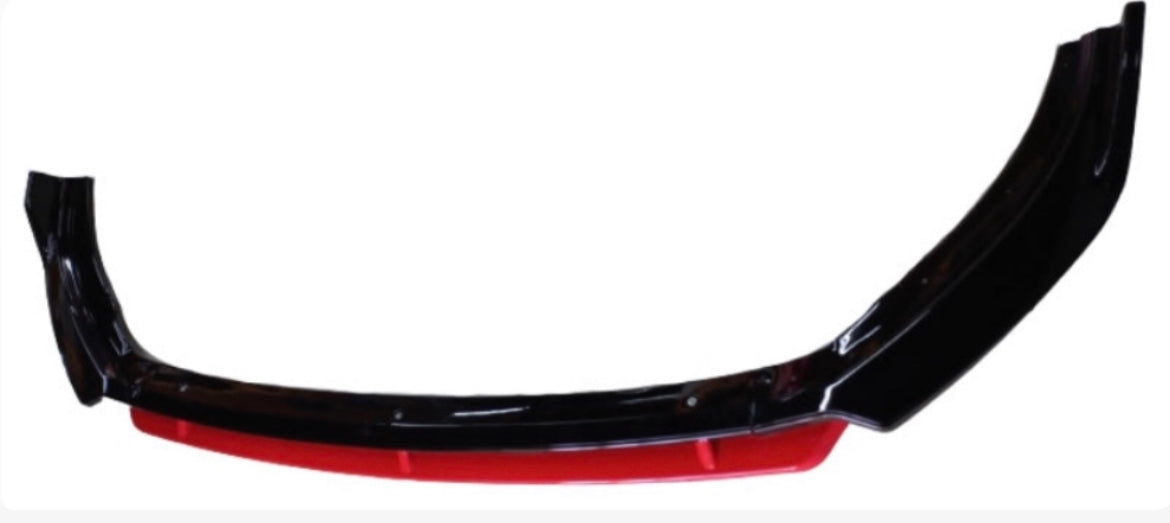 VW Polo AW TSI / R-Line Front Lip With Red Insert