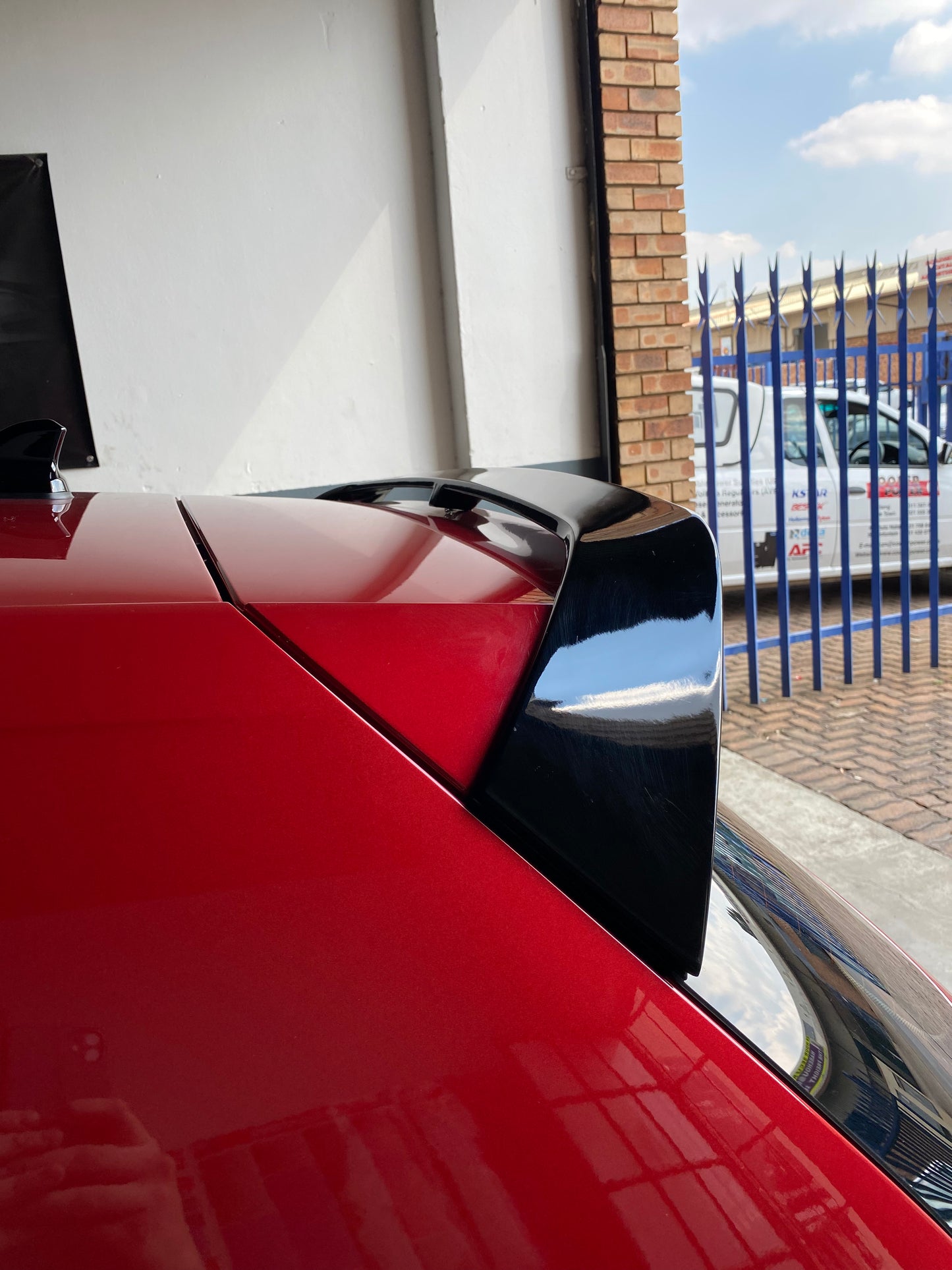 VW Golf 8 GTI / mk8 Clubsport Style Gloss Black Roof Spoiler - Type A