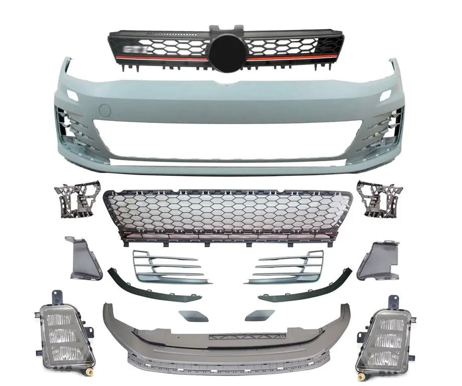 VW Golf 7 GTI Front Bumper With PDC, With Washer