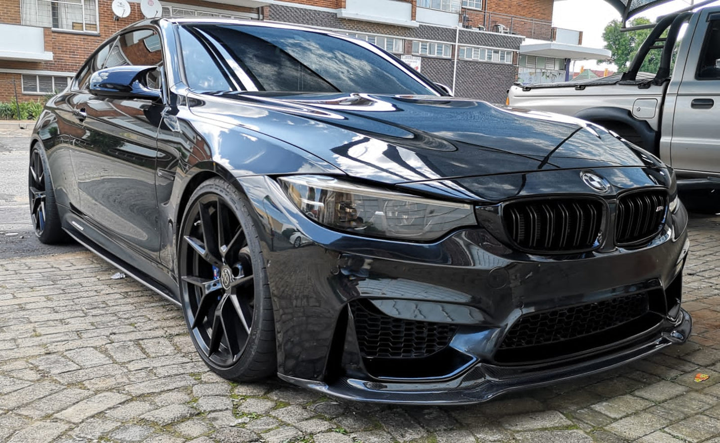 BMW F80 M3 / F82 M4 V-Style Carbon Fiber Front Lip