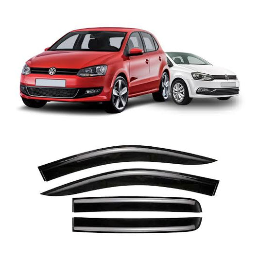 VW Polo 6 (2010-On) Black Windshield (4-Piece)