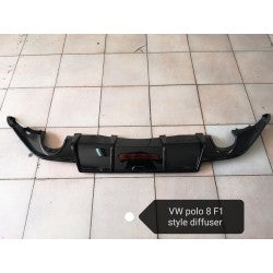 VW Polo 8 KB-style Rear Diffuser