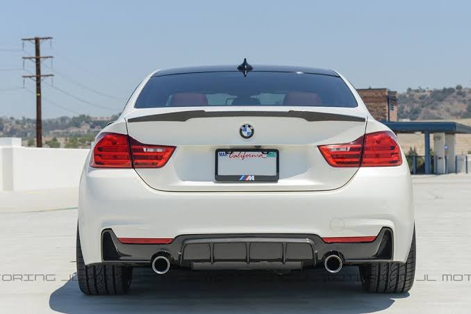 BMW F32 Gloss Black M-Performance Style 2 Door Boot Spoiler