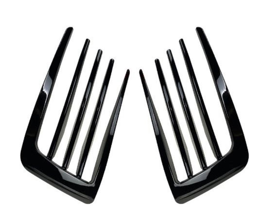 VW Golf MK7 GTI Gloss Black Front Canards