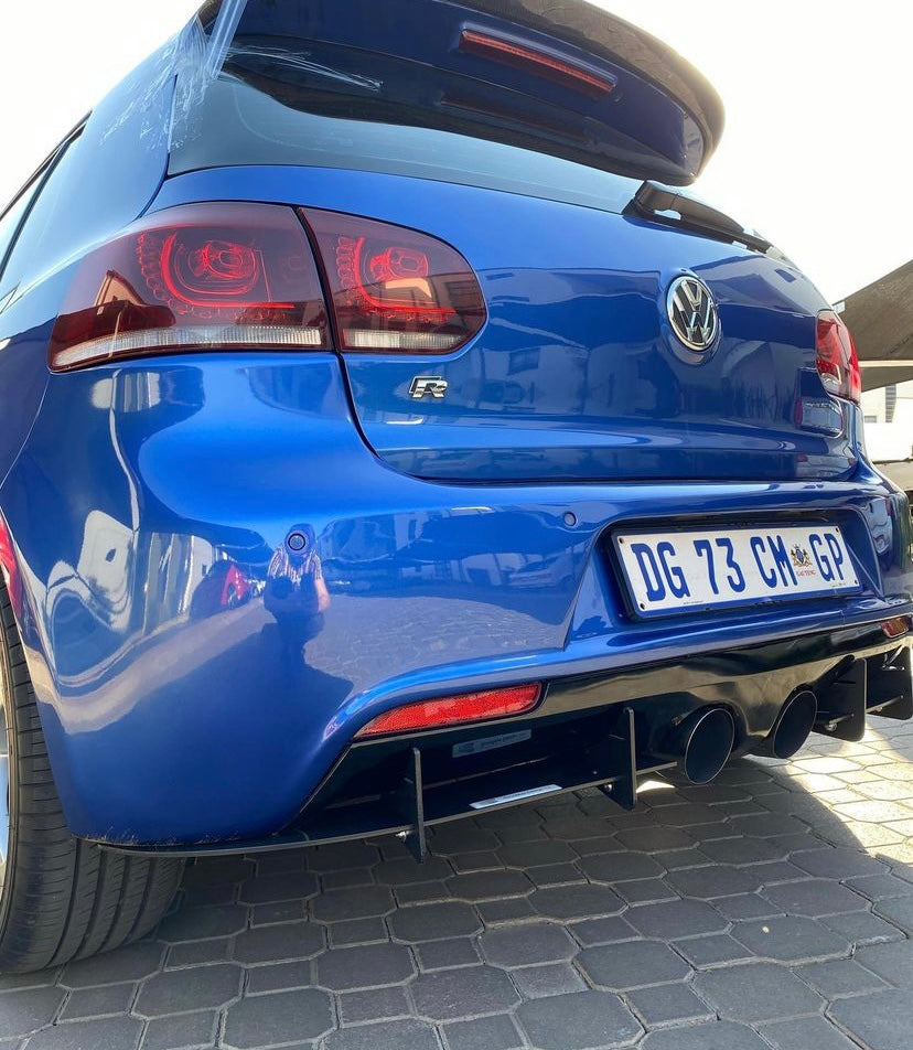 Mk6 Golf Rear Diffuser VW Golf MK6 R Rear Diffuser Add On (2008-2012) – SPORTMAX DESIGN SA