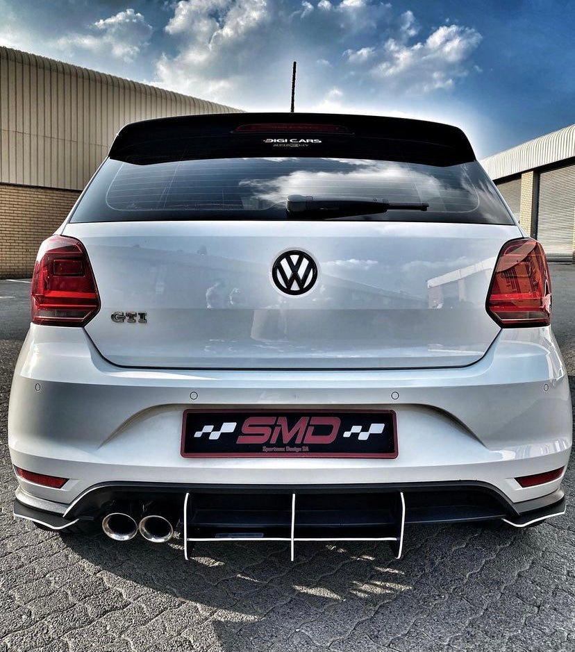 VW Polo 6C GTI Facelift Add-On Rear Diffuser (2015-2017) – SPORTMAX ...
