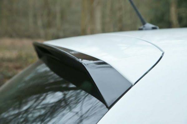 VW Polo 6C GTI Style Gloss Black Roof Spoiler Extension