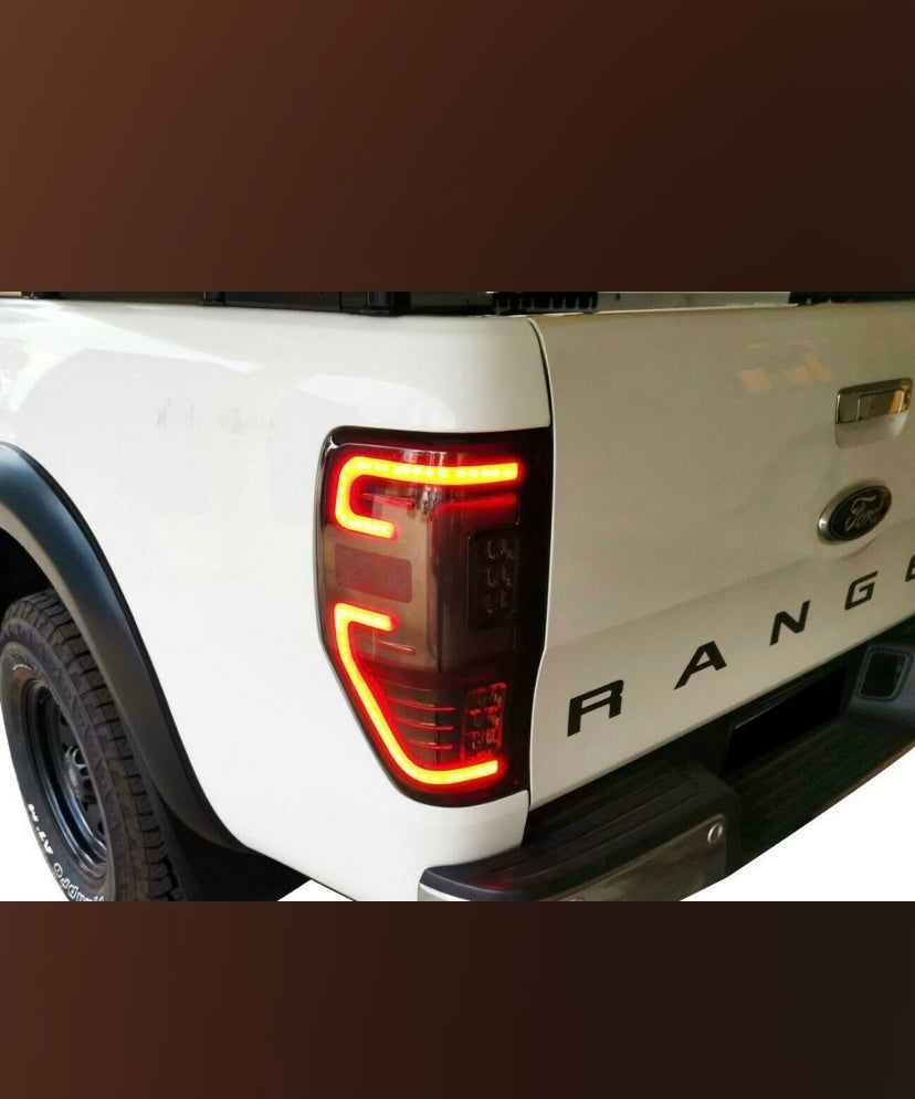 Ford Ranger LED Tail lights 2012+ Smoked