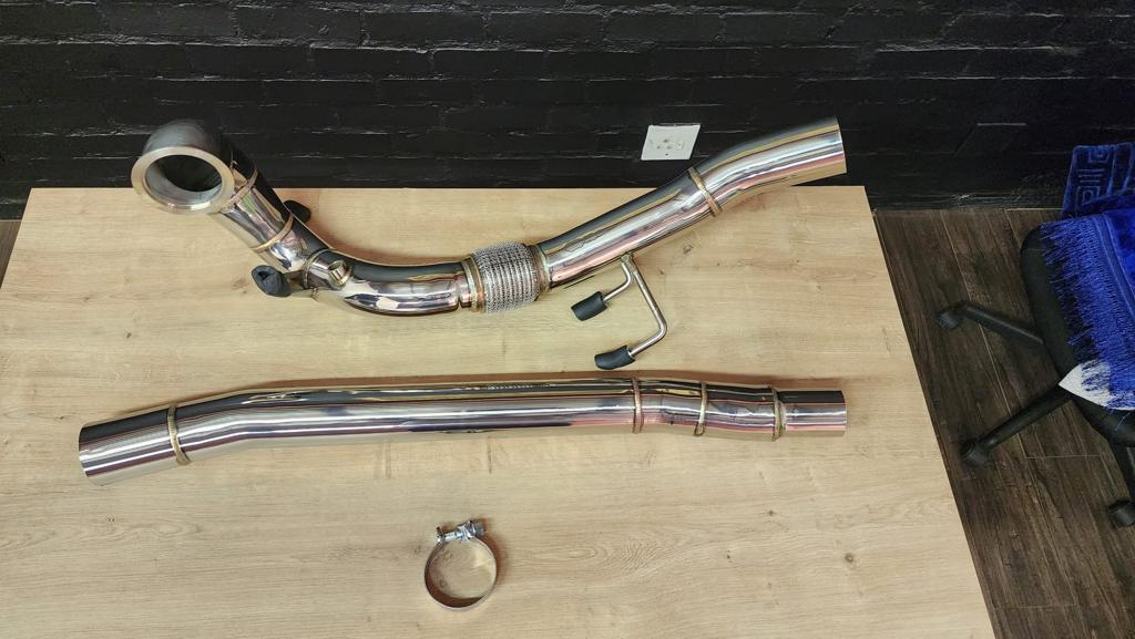 VW MK7R / AUDI S3 8V Decat Stainless Steel Downpipe